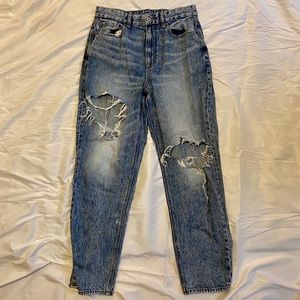 American Eagle curvy high rise mom jeans